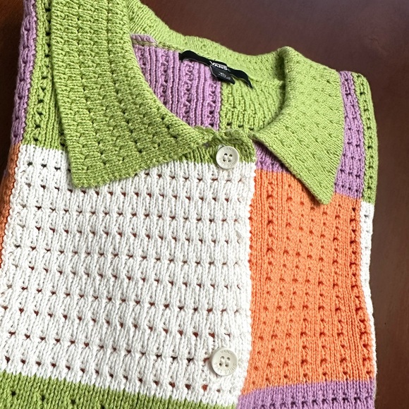 Vans Checker Short Sleeve Sweater XL - Picture 4 of 5